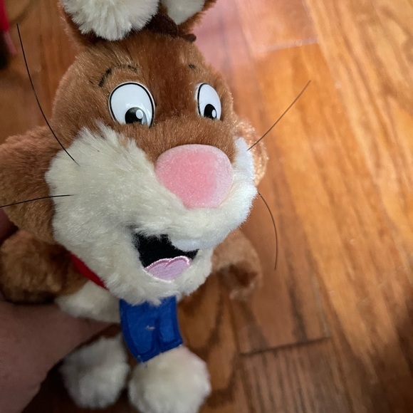 2013 NESTLE NESQUIK CHOCOLATE MASCOT PLUSH QUIK NESQUICK BUNNY DOLL FIGURE - Picture 4 of 6